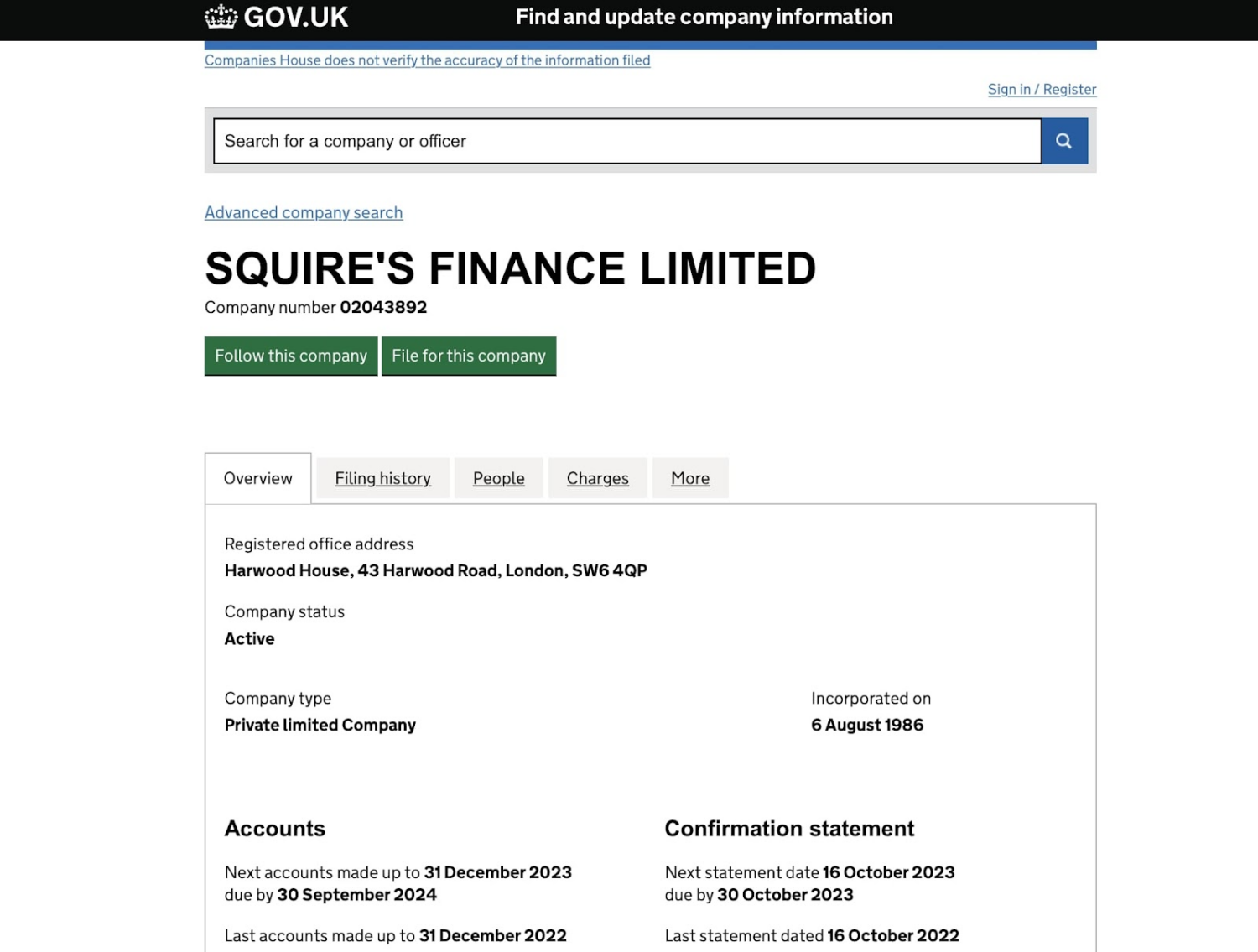 Squire&#8217;s Finance Limited: отзывы клиентов о работе  в 2023 году