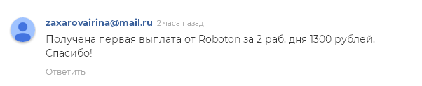 Обзор инвестиционной онлайн-платформы Roboton: анализ условий, отзывы