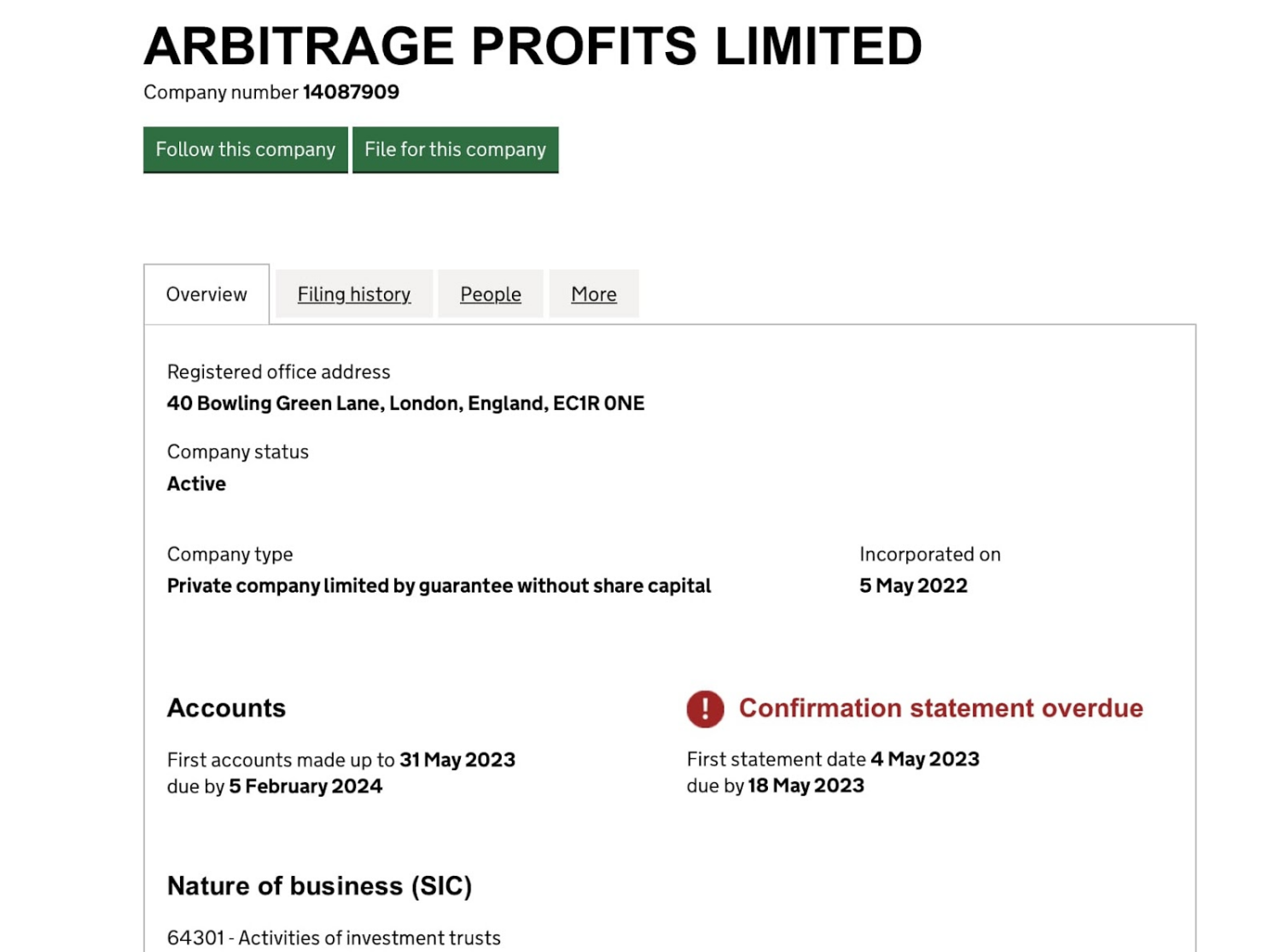 Arbitrage Profits Limited: отзывы клиентов о  компании в 2023 году